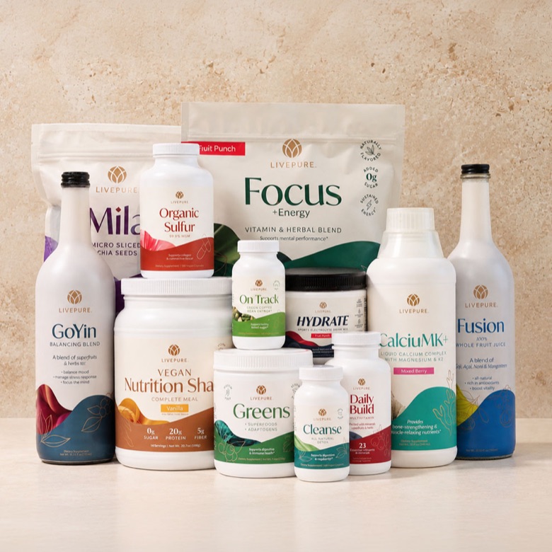 The LivePURE products in the 28-Day Detox Pack