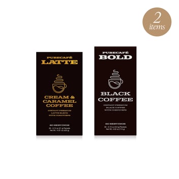 50 cups sample pack. purecafe sample pack. livepure.com