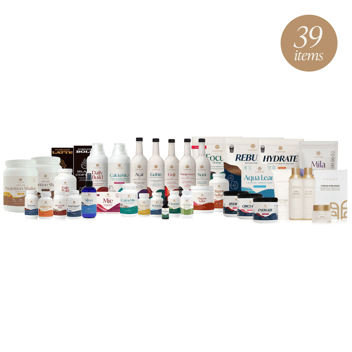 VIP essentials pack. business pack for brand partners. try a range of livepure products.