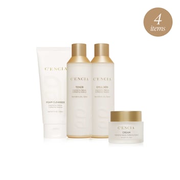 C'ENCIA Starter Set. skincare pack. livepure.com