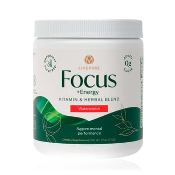 LivePURE Focus + Energy Tub, Watermelon